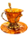 Чашка чайная «Исполнение желаний» с декором из белой бронзы