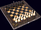 Шахматы "Арабески Тина" 42х42 см из морёного дуба с инкрустацией янтарём