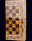 Шахматы "Готика" из карельской березы с инкрустацией янтарём