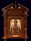 Резная икона Святителя Николая Чудотворца из ценных пород дерева