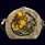 Женская сумочка "Цветок" из экзотических пород древесины с инкрустацией янтарём