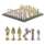 Настольные шахматы «Великая Отечественная война» из камня креноид и мрамор 44х44 см