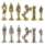 Настольные шахматы «Великая Отечественная война» из камня креноид и мрамор 44х44 см