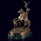 Скульптура «Соколиная охота» из латуни